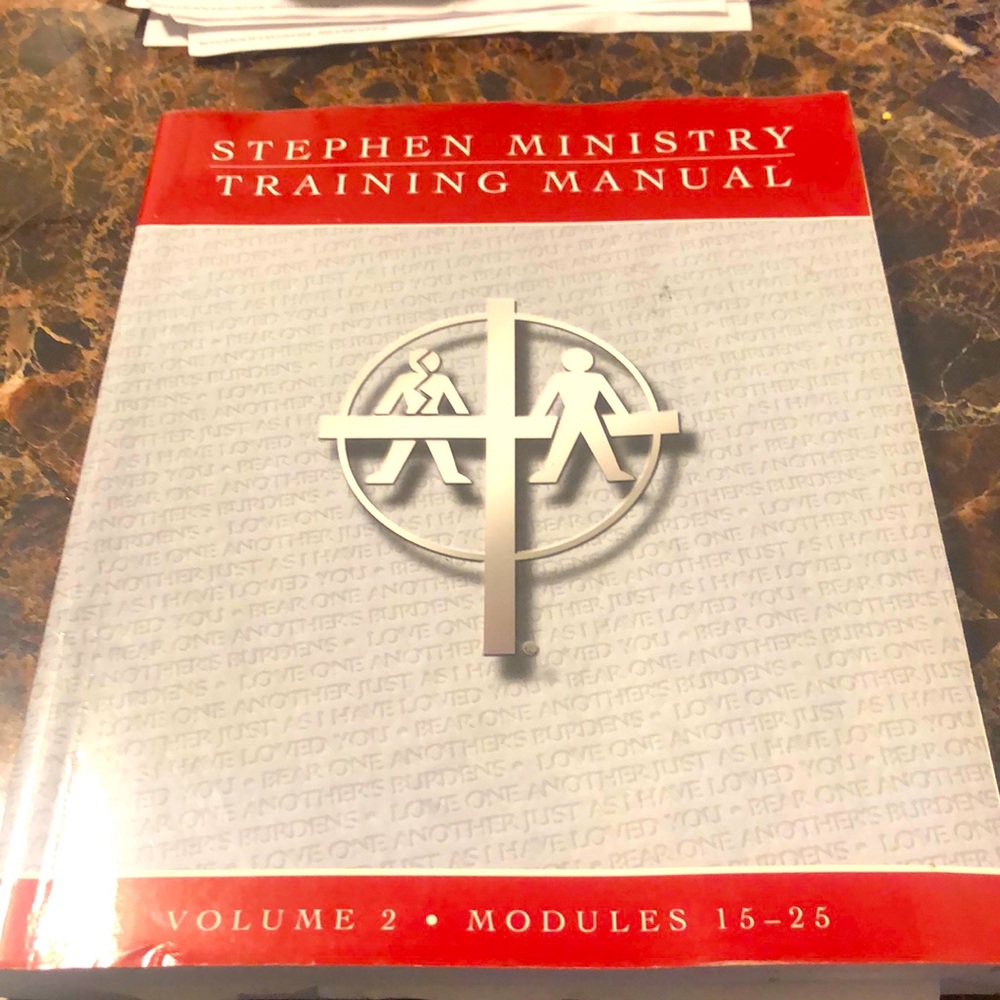 Stephen Ministry Training Manual Volume 2 modules 15-25